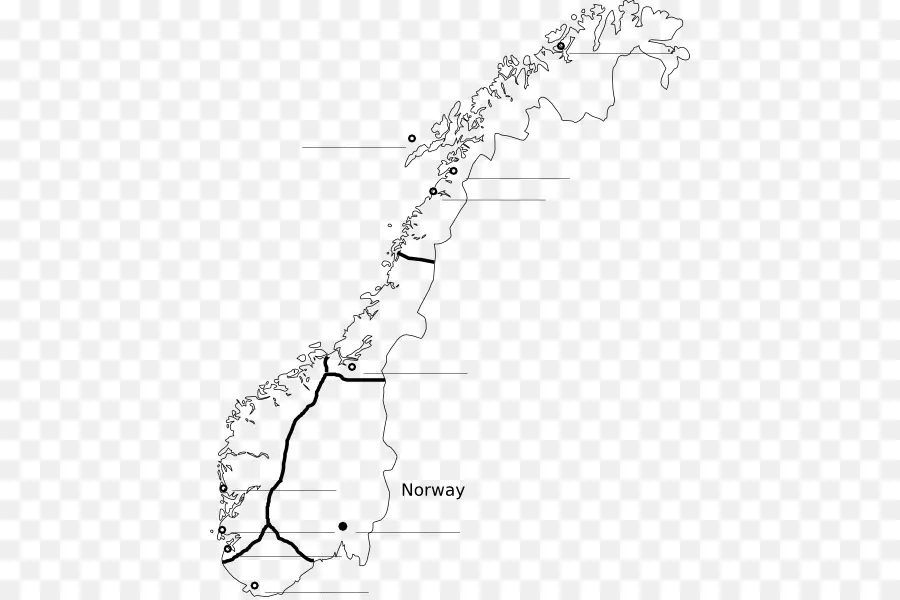 Norvège，Contour PNG