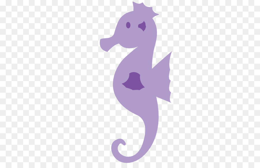 Hippocampe Violet，Hippocampe PNG