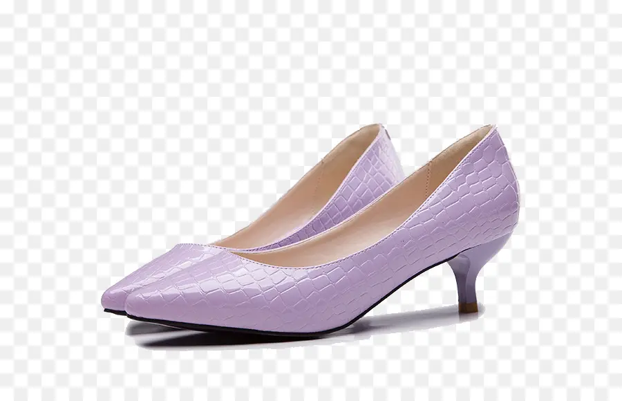 Talon Haut Violet，Chaussure PNG