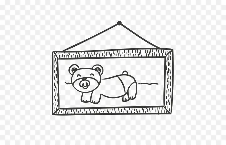 Dessin D'ours，Encadré PNG