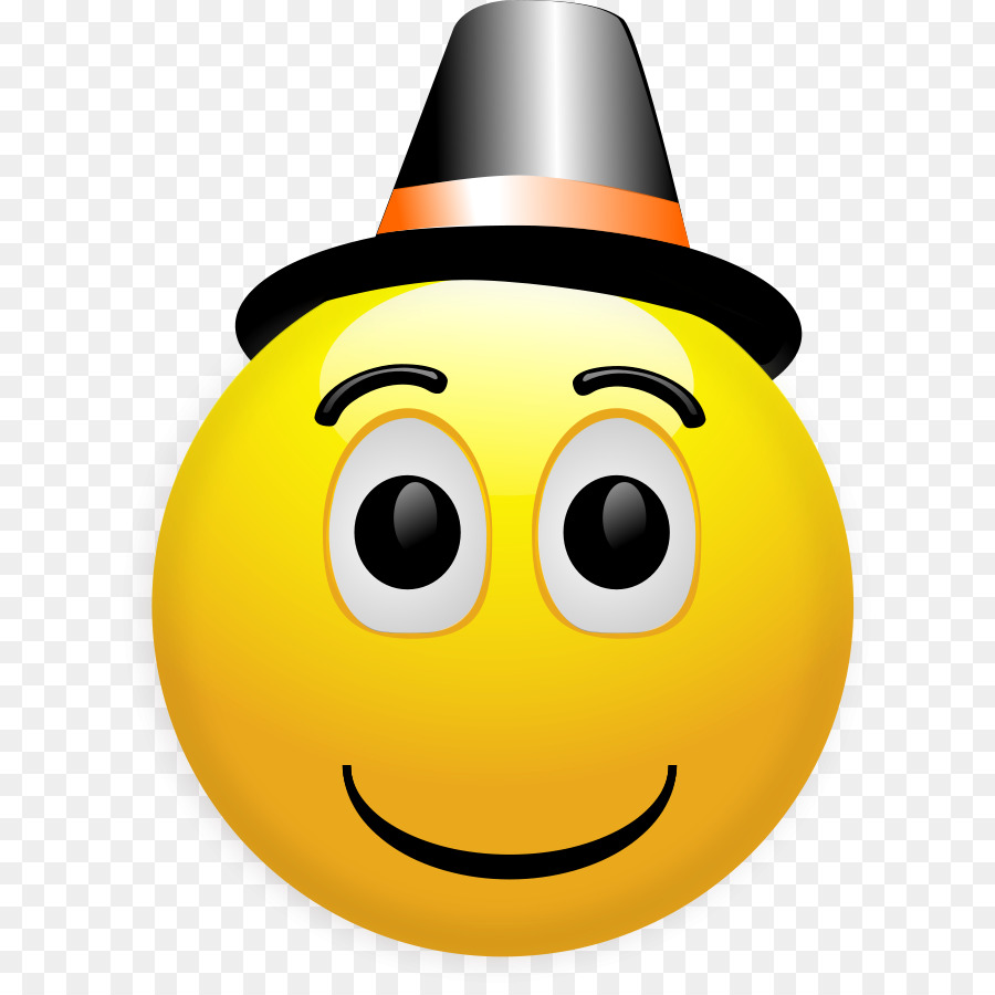 Visage Souriant Avec Chapeau，Sourire PNG