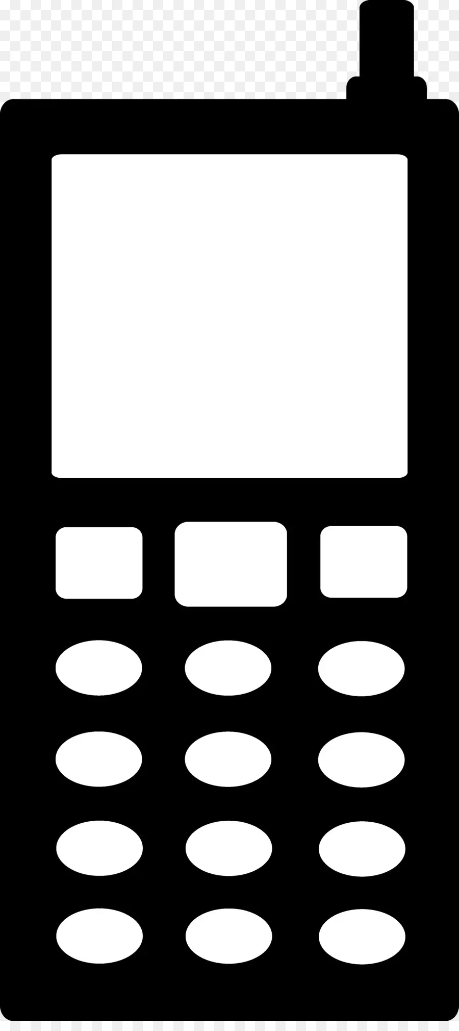 Téléphone，Silhouette PNG