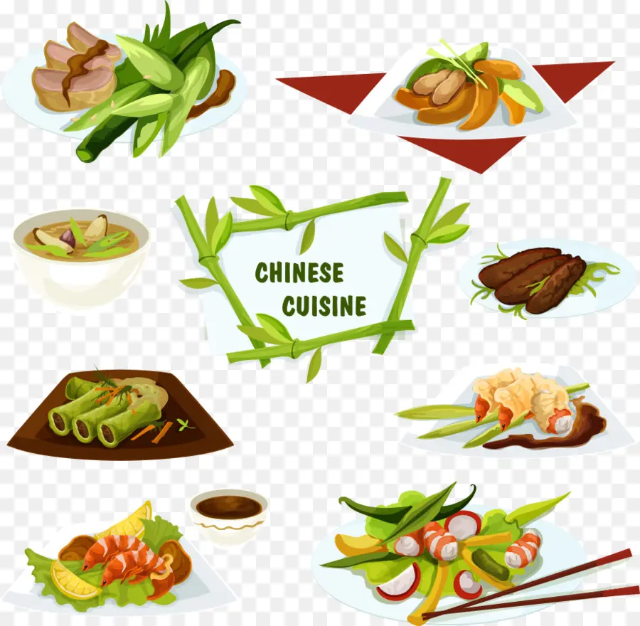 Cuisine Chinoise，Plats PNG