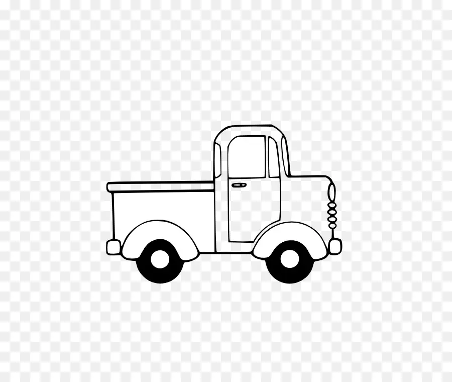 Camion Jaune，Dessin Animé PNG