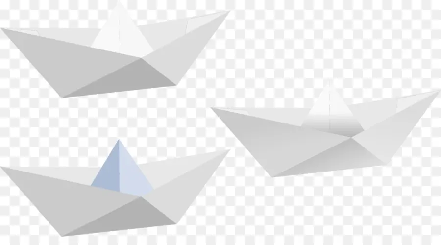 Bateaux En Papier，Origami PNG