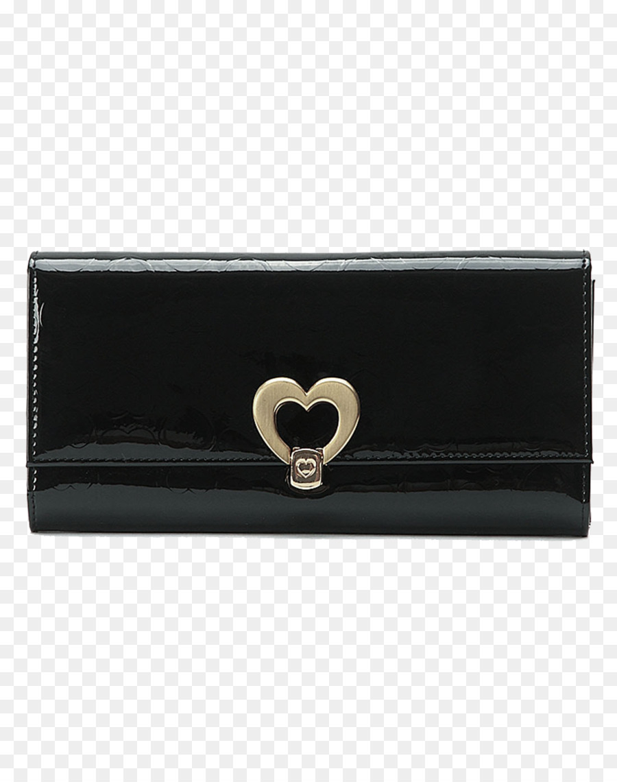 Pochette Noire，Cœur PNG