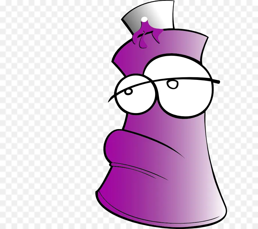 Bouteille Violette，Dessin Animé PNG