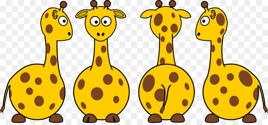 Girafes De Dessin Animé，Mignon PNG