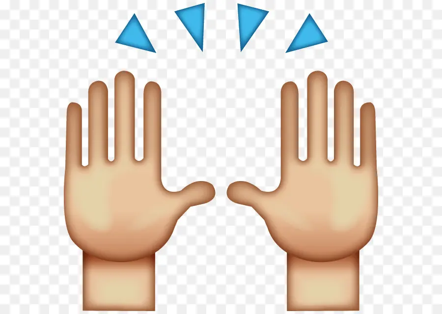 High Five Emoji，Mains PNG