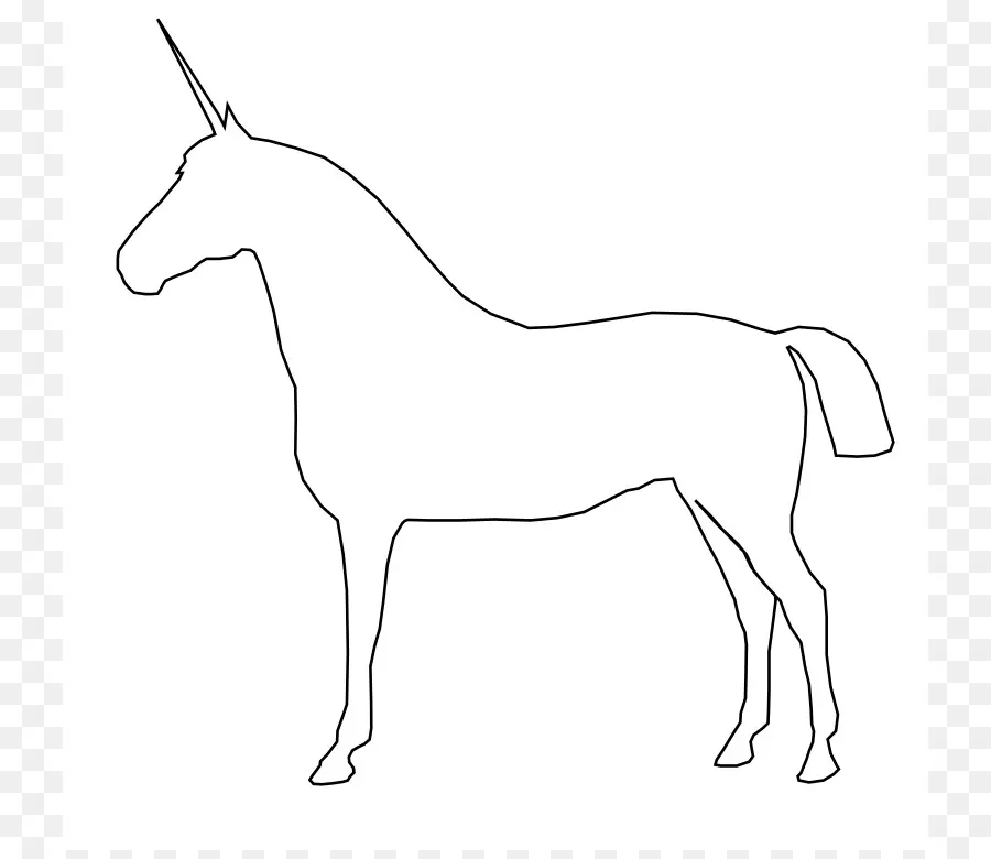 Licorne，Contour PNG