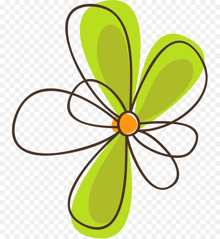 Fleur，Vert PNG