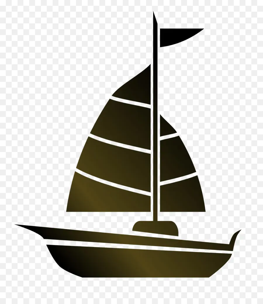 Navire D'or，Voile PNG