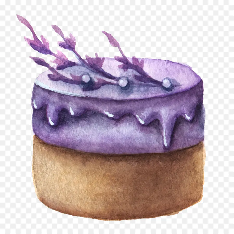 Gâteau Violet，Gâteau PNG