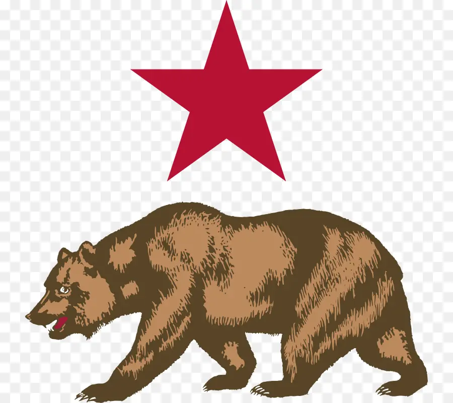 Californie，California Grizzly Bear PNG
