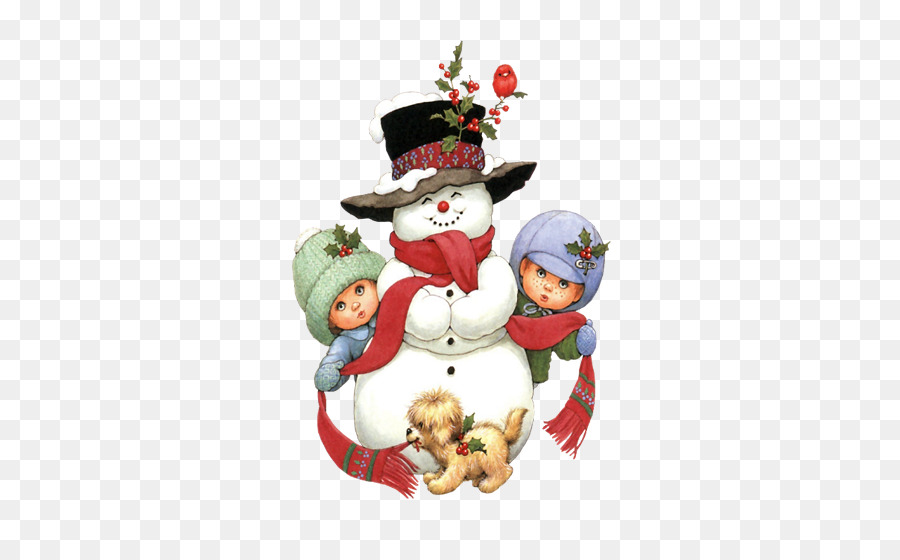 Bonhomme De Neige Avec Des Enfants，Bonhomme De Neige PNG