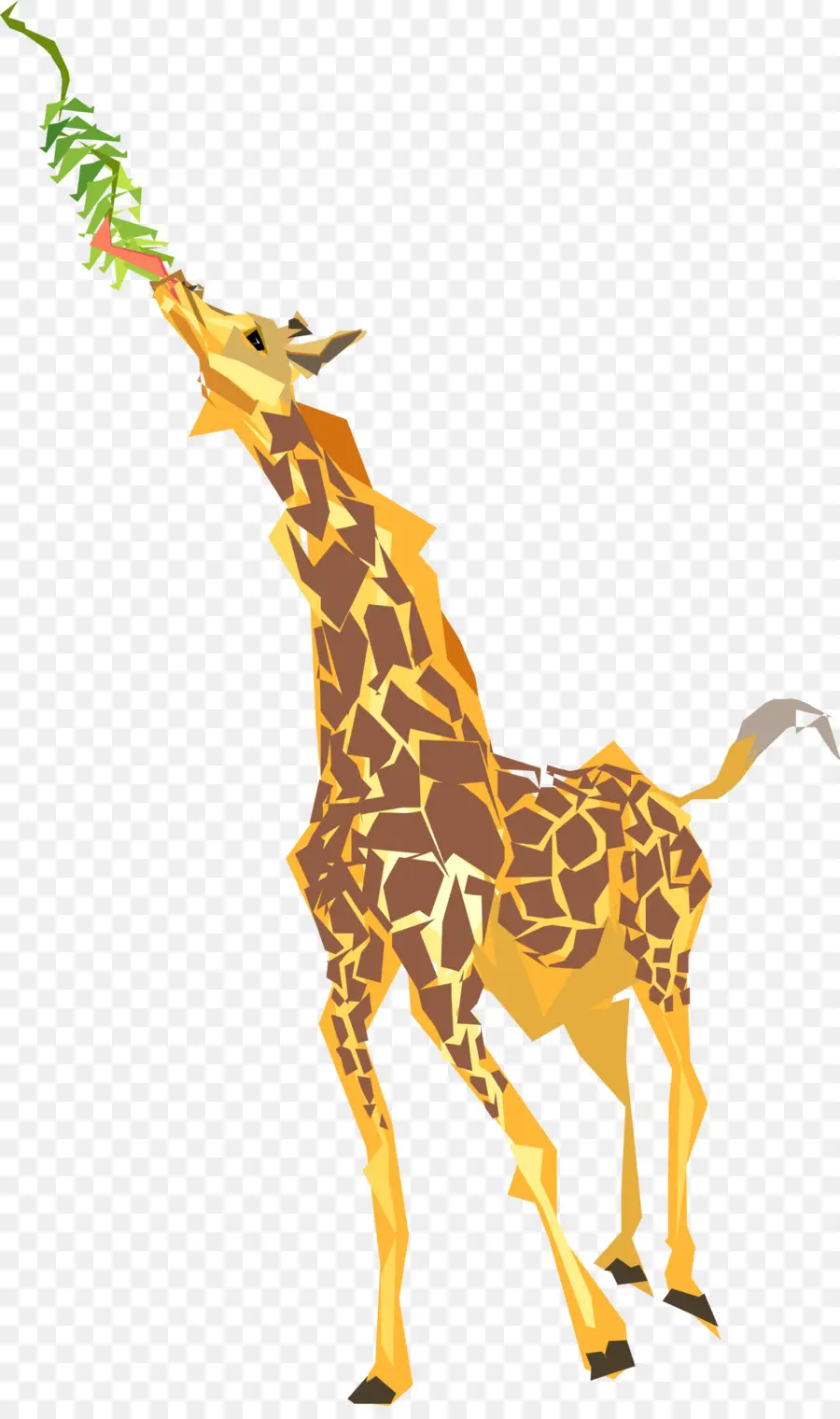 Girafe，Manger PNG