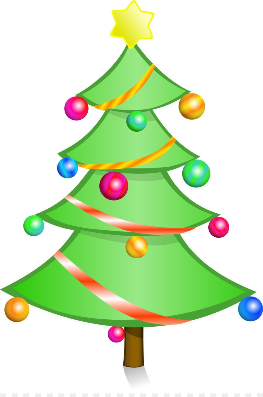 Arbre De Noël，Décorations PNG