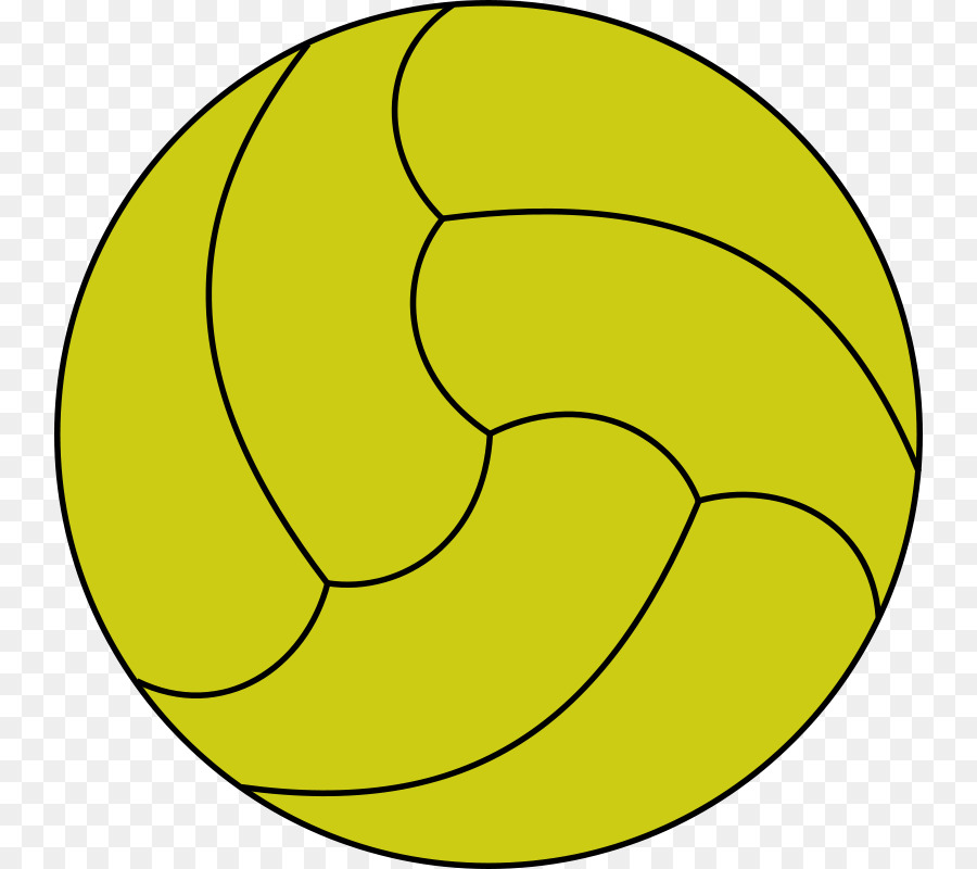 Volley Ball Jaune，Sportif PNG