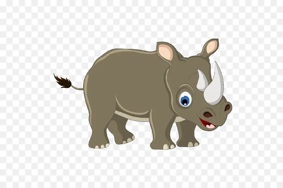 Rhinocéros，Dessin Animé PNG