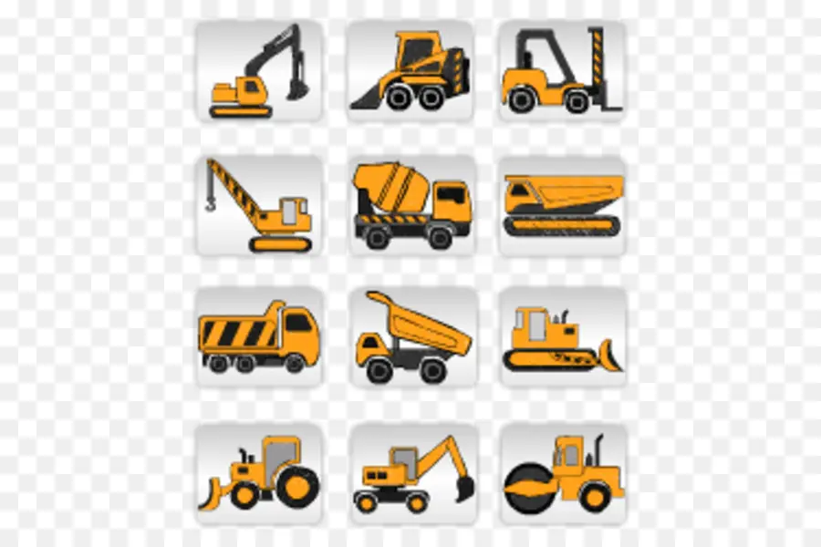 Véhicules De Chantier，Machines PNG