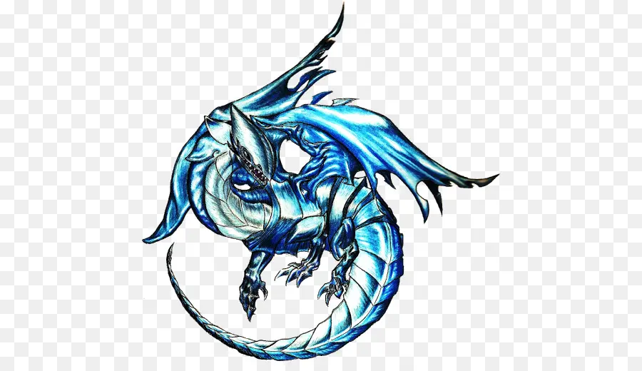 Dragon Bleu，Mythique PNG