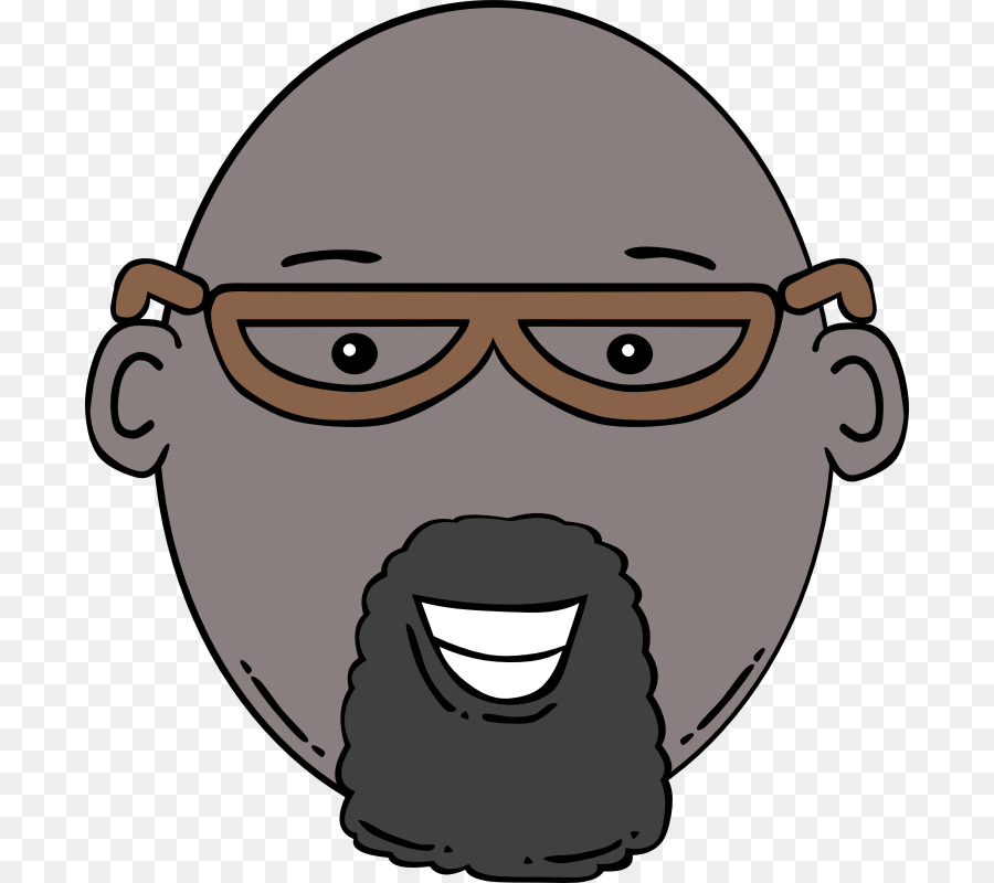 Visage De Dessin Animé，Lunettes PNG