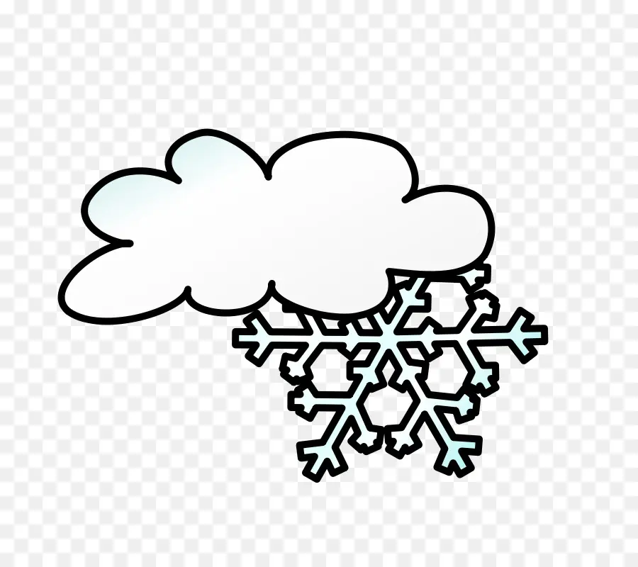 Nuage De Neige，Flocon De Neige PNG