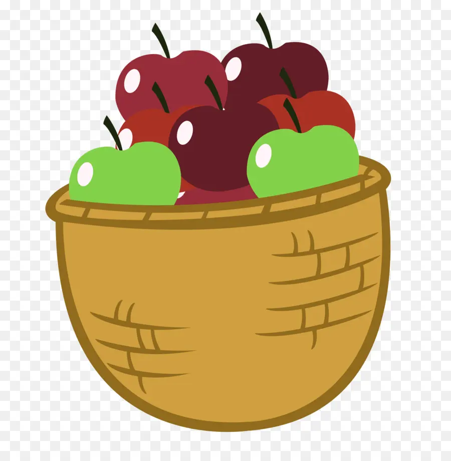 Panier De Pommes，Panier PNG