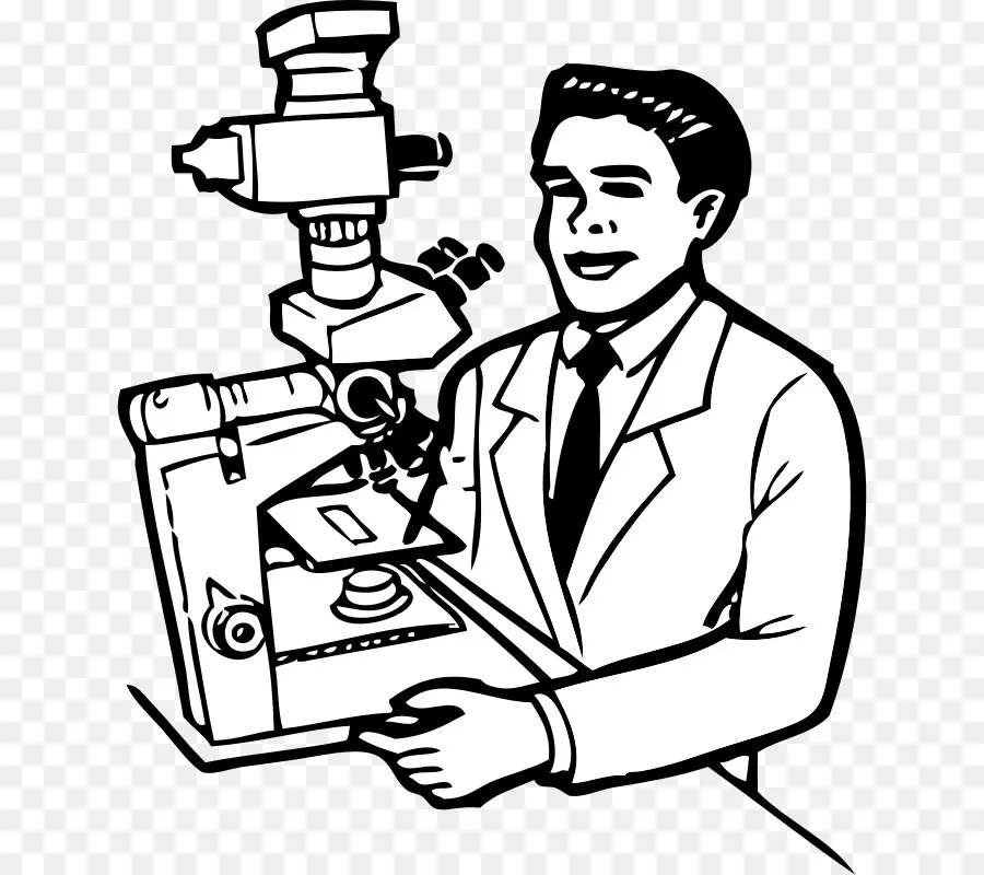 Scientifique，Microscope PNG