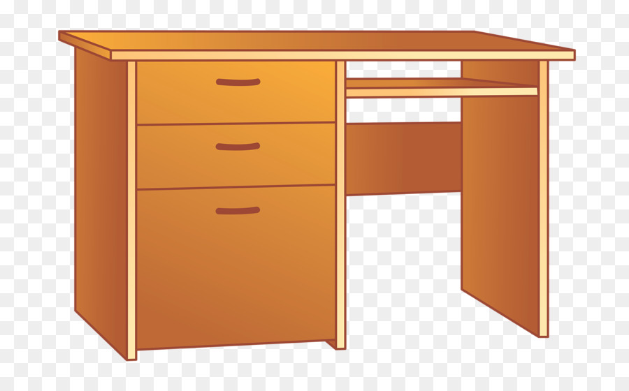 Bureau En Bois，Tableau PNG