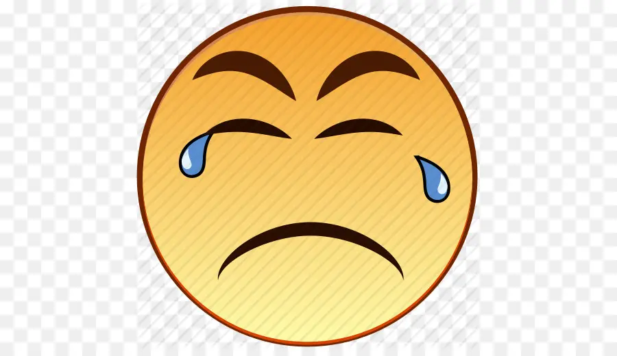 Emoji Triste，Affronter PNG