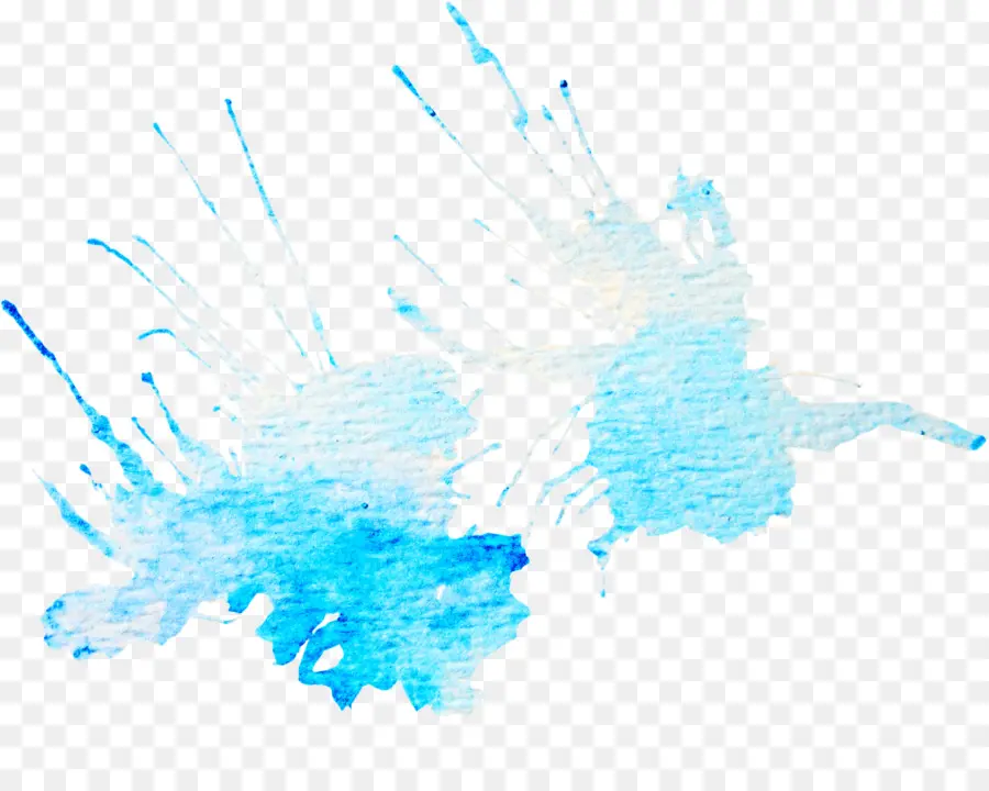 Peinture Bleue，Éclabousser PNG