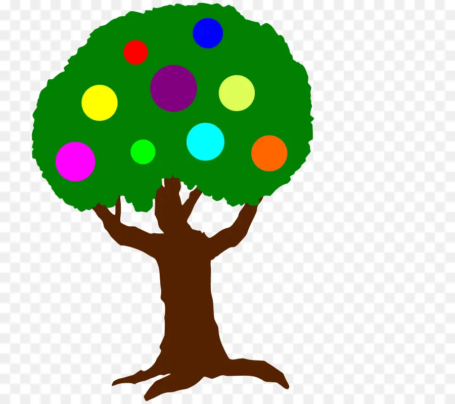 Arbre，Coloré PNG