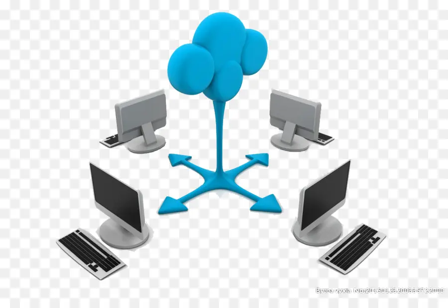 Le Cloud Computing，Réseau Informatique PNG