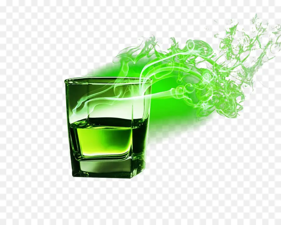 Boisson Verte，Verre PNG