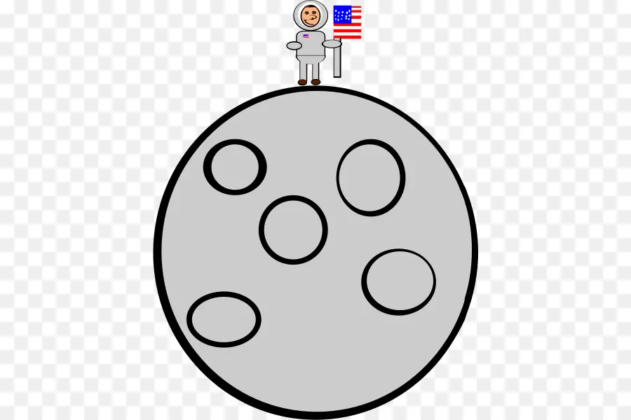 Astronaute Sur La Lune，Astronaute PNG