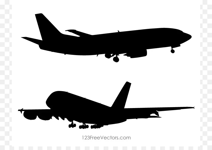 Avion，Silhouette PNG