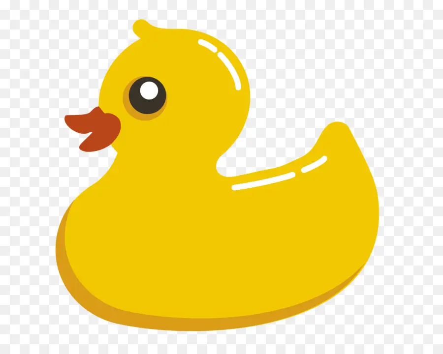 Canard En Caoutchouc Jaune，Bain PNG