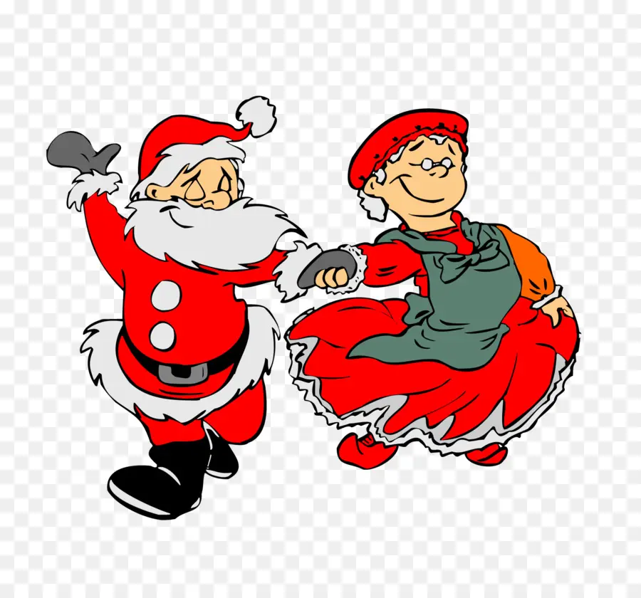 Père Noël Et Mme Noël，Noël PNG