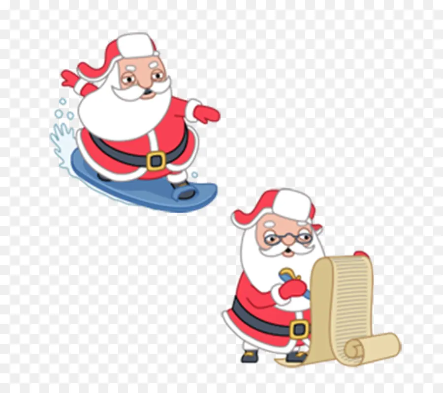 Le Père Noël，Surf PNG