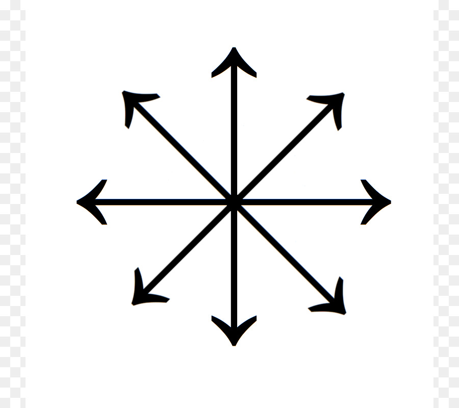 Flèches Multidirectionnelles，Instructions PNG