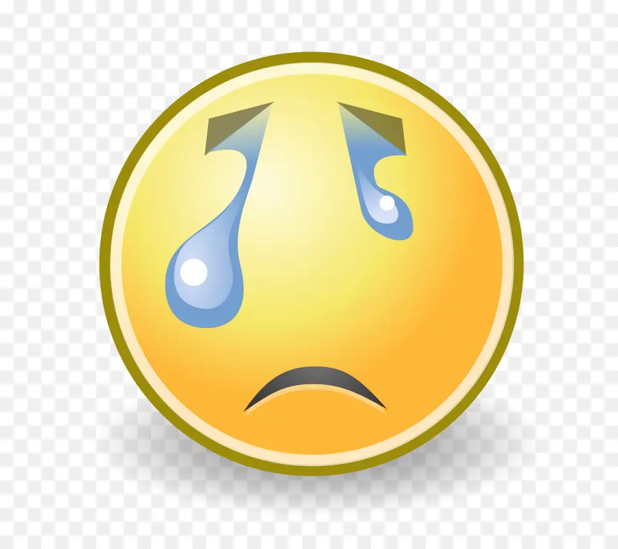 Emoji Qui Pleure，Triste PNG