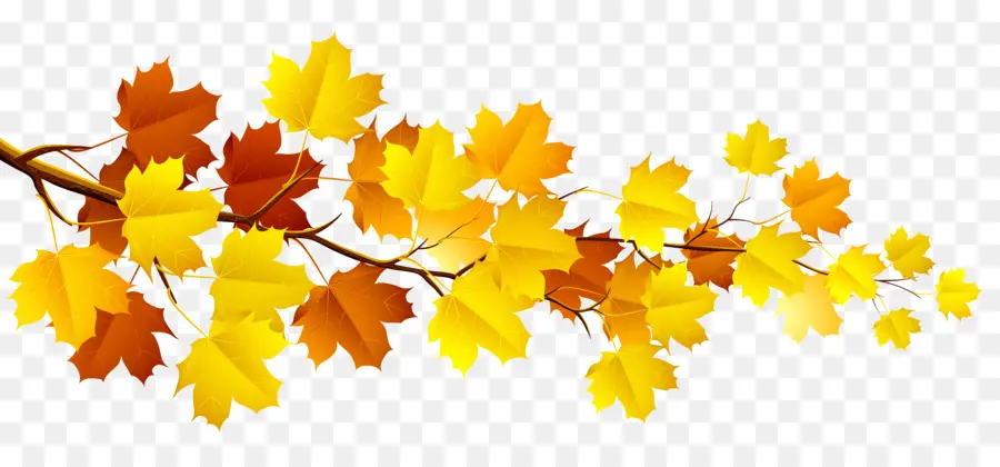 Feuilles D'automne，Automne PNG