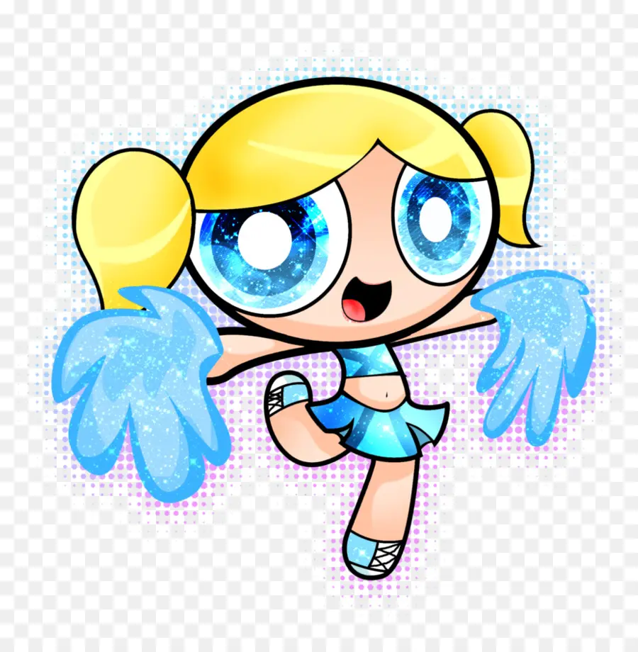 Personnage De Dessin Animé，Pom Pom Girl PNG