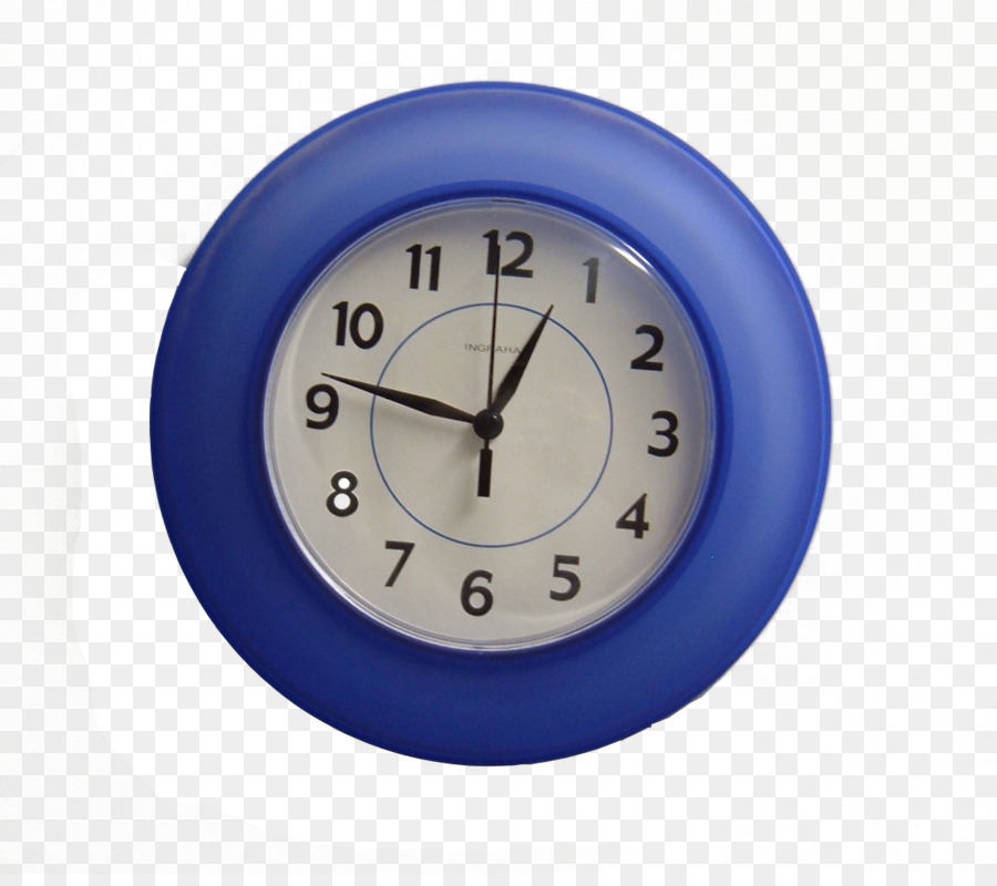 Horloge Murale Bleue，Analogique PNG