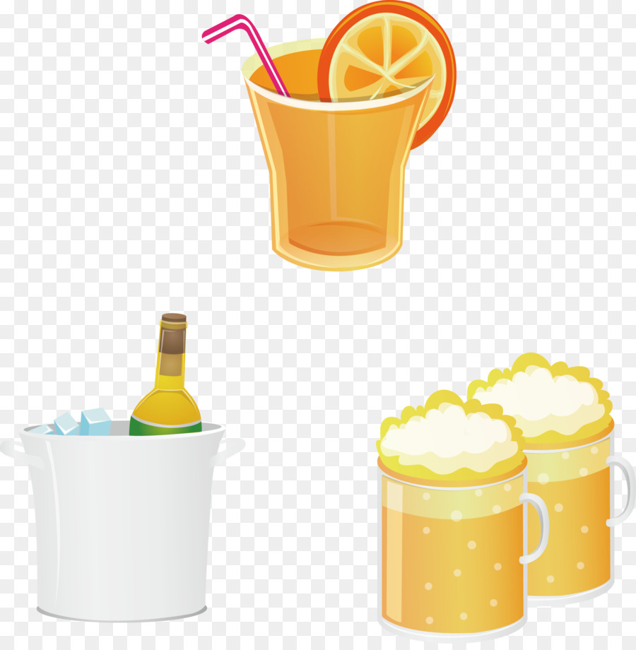 La Bière，Jus D Orange PNG