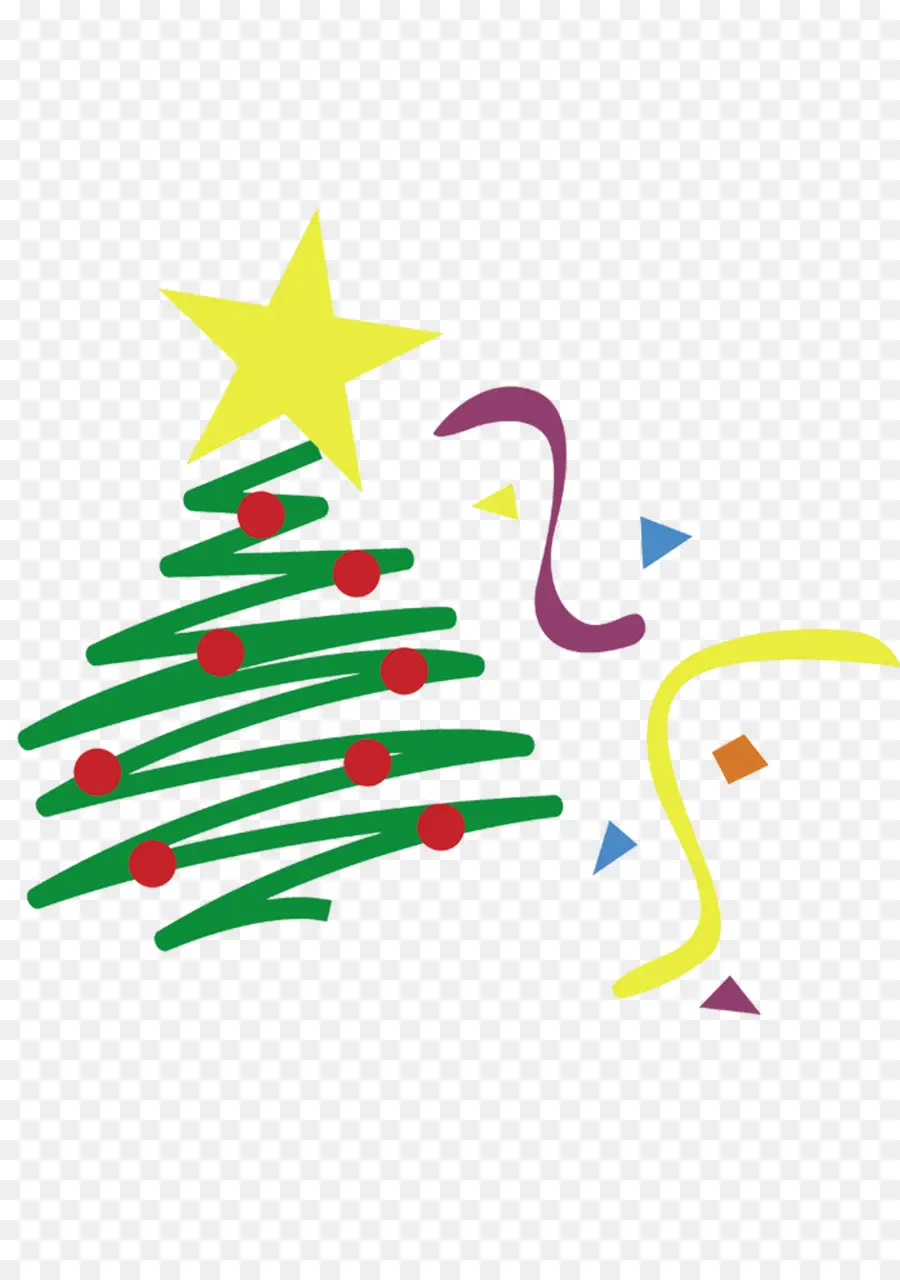 Arbre De Noël，Étoile PNG