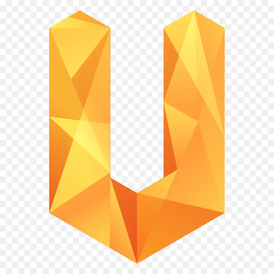 Géométriques Origami，Lettre PNG