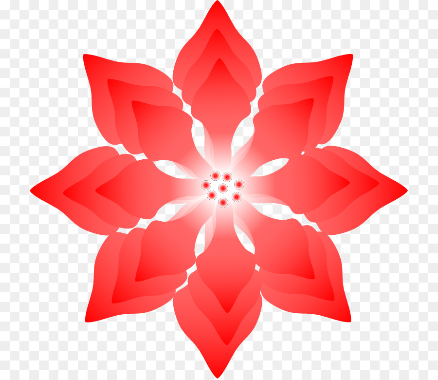 Fleur Géométrique，Rose PNG