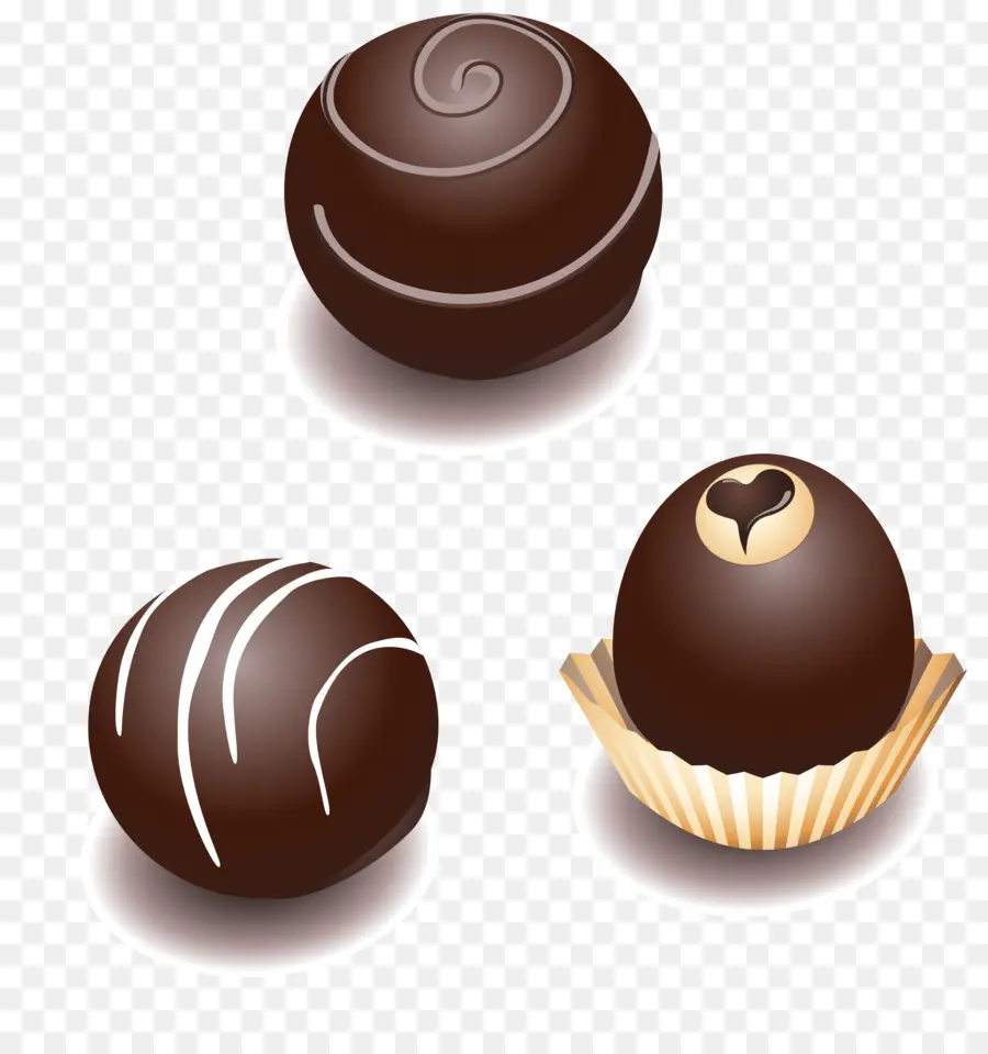 Truffes Au Chocolat，Bonbons PNG